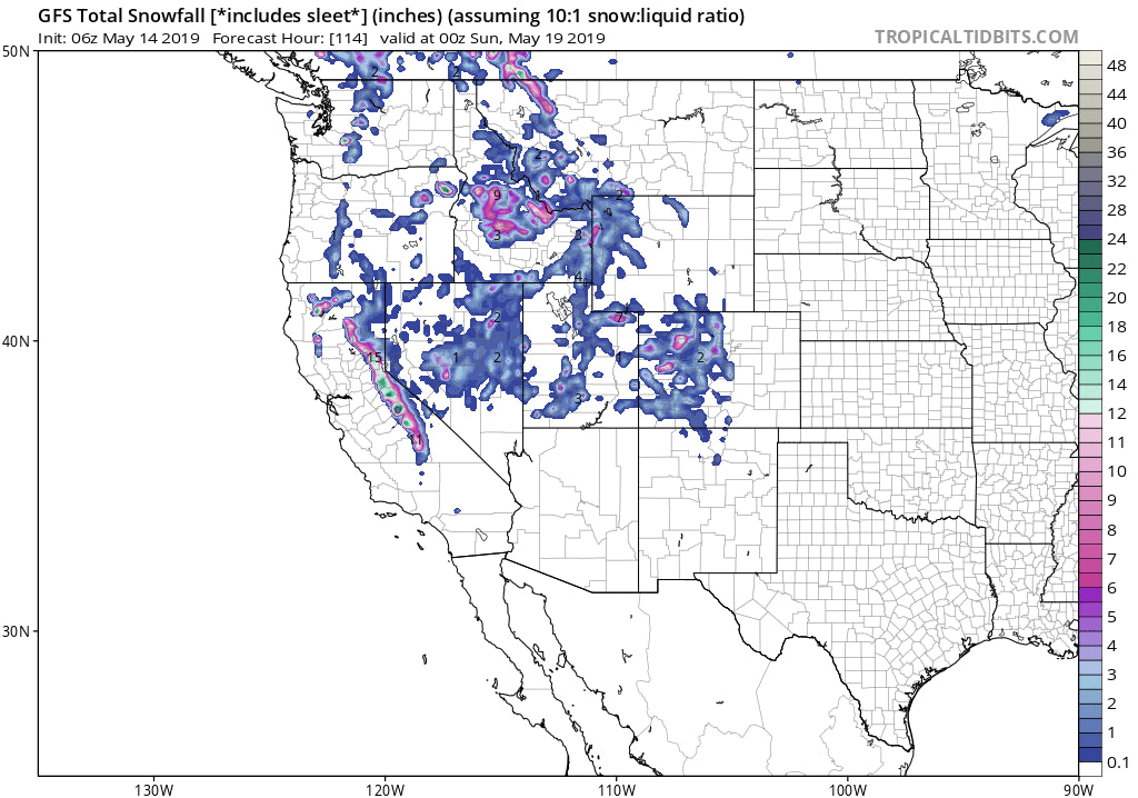 WTF- SIGNIFICANT SNOWFALL FOR THE SIERRA THIS WEEK- LEFTOVERS AIMED AT THE WASATCH- NEW ENGLAND IS ALSO IN THE GAME.