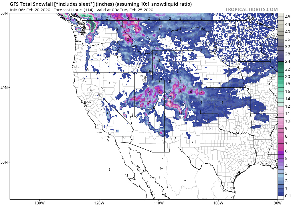 POWDER WATCH ISSUED FOR THE CASCADES OF WASHINGTON AND SOUTHERN COLORADO SUNDAY-MONDAY