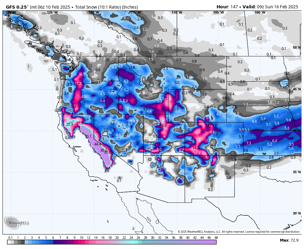 EPIC POWDER WATCH! 2-4 FEET CA, UT, CO, Teton Wildcard.