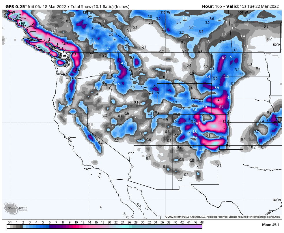 Where to chase Pow this weekend?